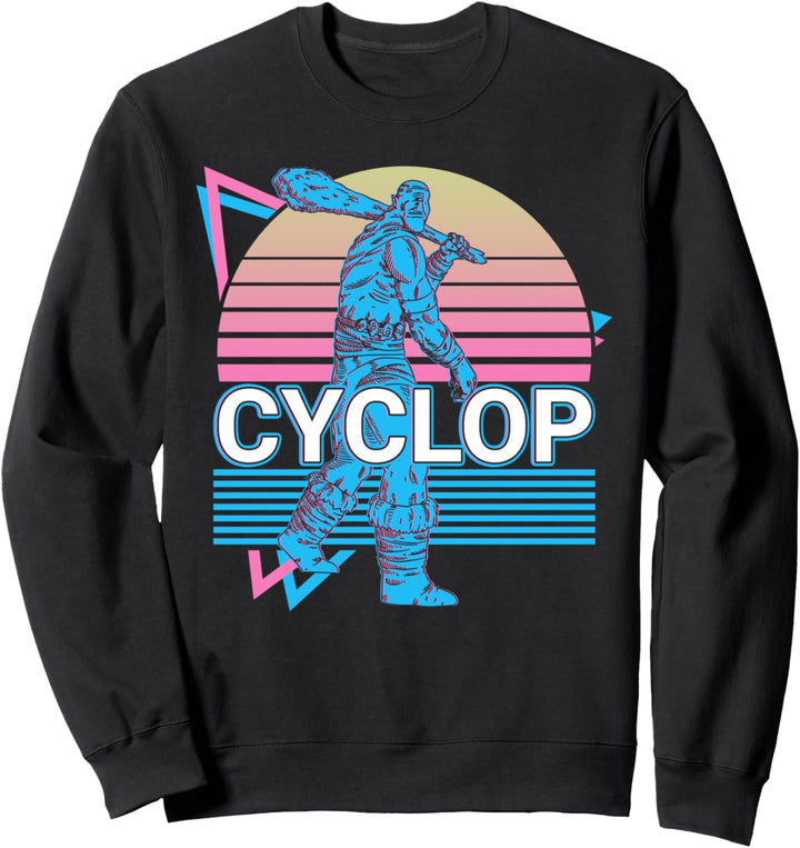 Cyclop Mythical Creature Antike griechische Mythologie Retro Sweatshirt