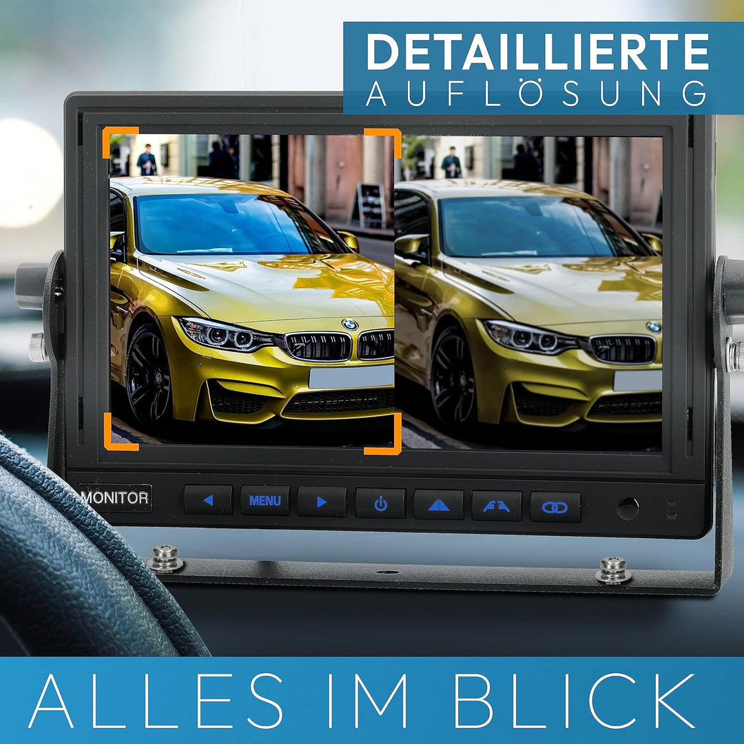 VSG24 Camper Rückfahrkamera Wohnmobil Wohnwagen/Rückfahrsystem Camera/Nachtsicht & Wetterfest/einfac
