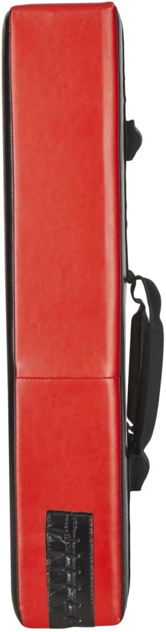 Schlagpolster Strike - Mit 4 Griffen - 75 x 35 x 15 cm - Kunstleder rot-schwarz - Robuste leichte Pr
