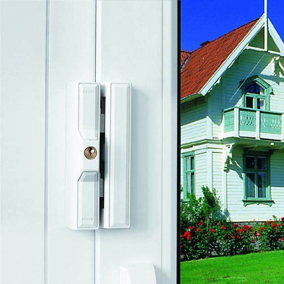 ABUS Fenster-Zusatzsicherung FTS88 - Fensterschloss mit 2 verkrallenden Stahlriegeln, verschiedensch