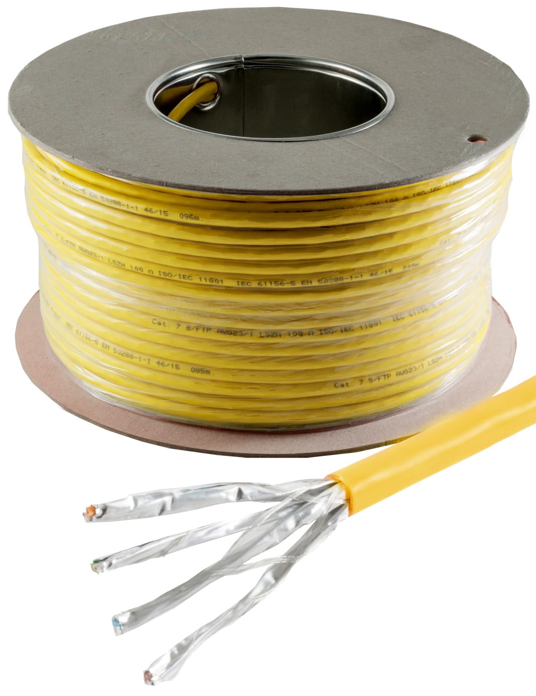 CAT 7 A + Verlegekabel Netzwerkkabel CAT.7 A + LAN Halogenfrei Installationskabel CAT7 Kabel Netzwer
