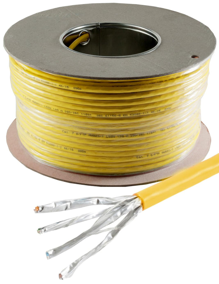 CAT 7 A + Verlegekabel Netzwerkkabel CAT.7 A + LAN Halogenfrei Installationskabel CAT7 Kabel Netzwer