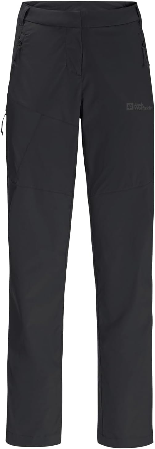 Jack Wolfskin Damen Glastal Pants W Wanderhose 36 Schwarz, 36 Schwarz
