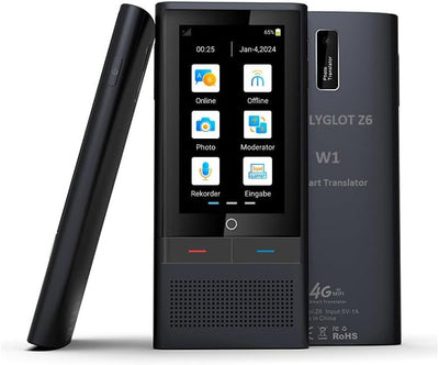 W1 AI Translator multifunktionaler elektronischer Sprachübersetzer neuer Generation (W1 Z6), W1 Z6