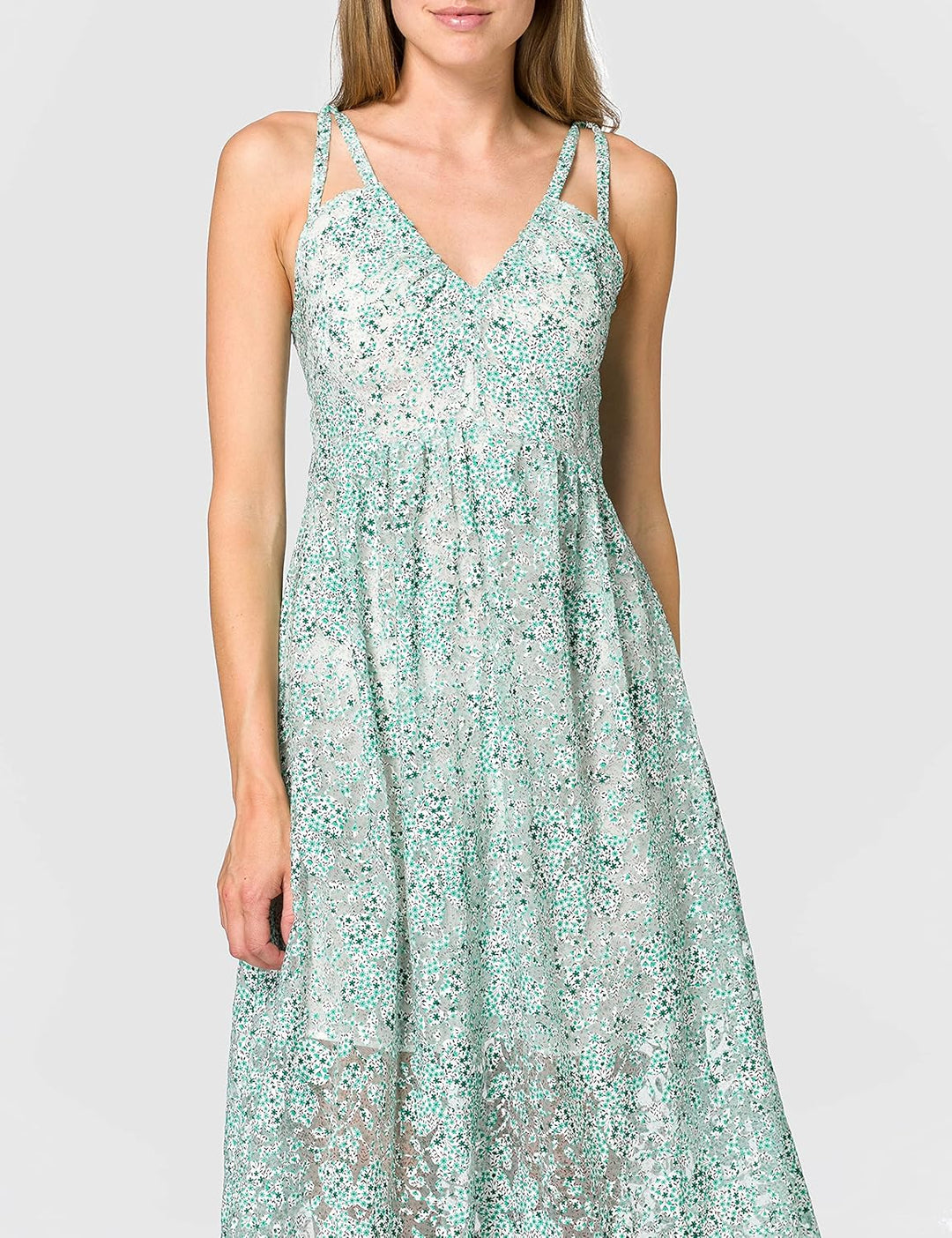 Sisley Damen Dress 34 Multicolor 83q, 34 Multicolor 83q