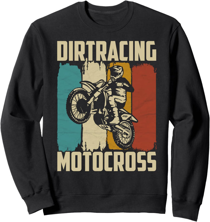 Motocross Dirt Bike Enduro Motorrad Biker retro vintage Sweatshirt