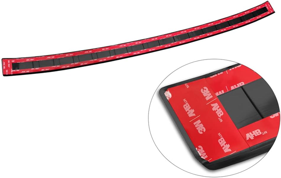 Avisa Schwarz Edelstahl Heckstossstangenschutz kompatibel mit Cupra Born 2021- 'Ribs'