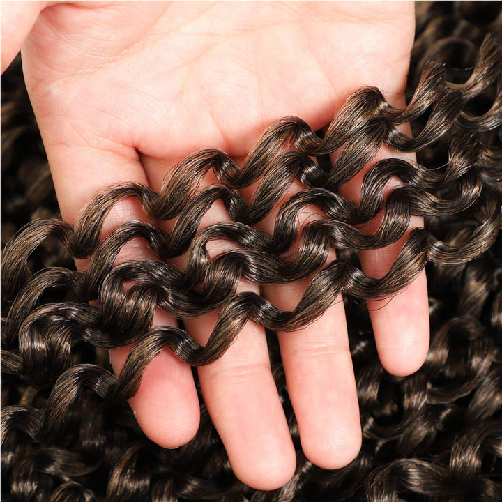 7 Packungen Passion Twists Hair 18 Zoll 22 Stränge/Pack Water Wave Crochet Braids, Passion Twist Cro