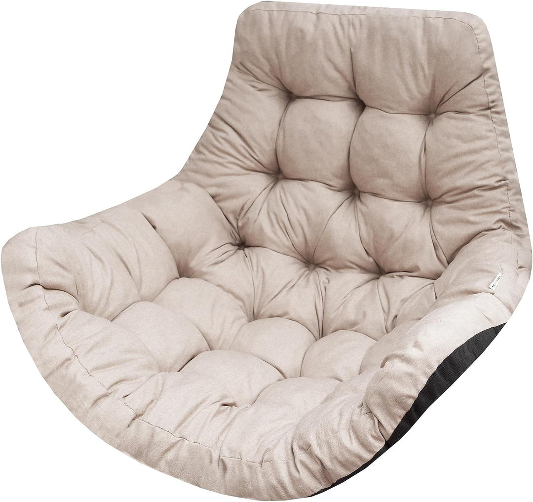 Hängesessel Kissen, Auflage für Polyrattan/Rattan Hängeschaukel, Polster, Hängekorb, Schaukel Korb,