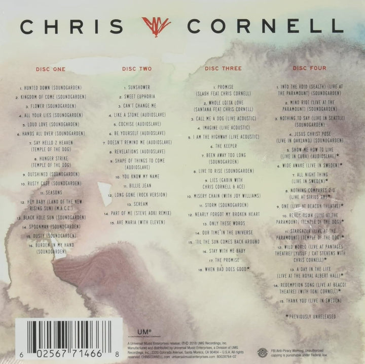 Chris Cornell (Ltd.Deluxe 4CD Edt.), Audio-CD