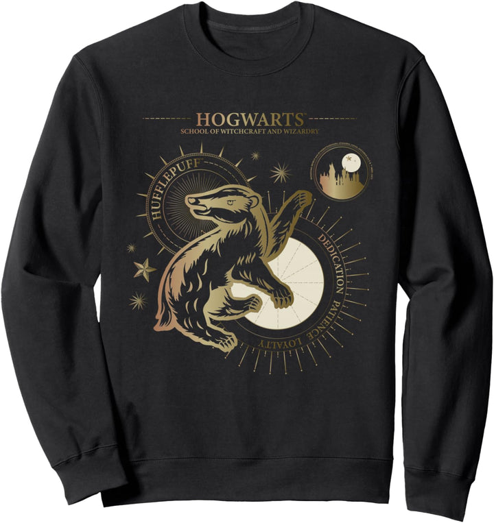 Harry Potter Dedication, Patience, Loyalty, Hufflepuff Sweatshirt