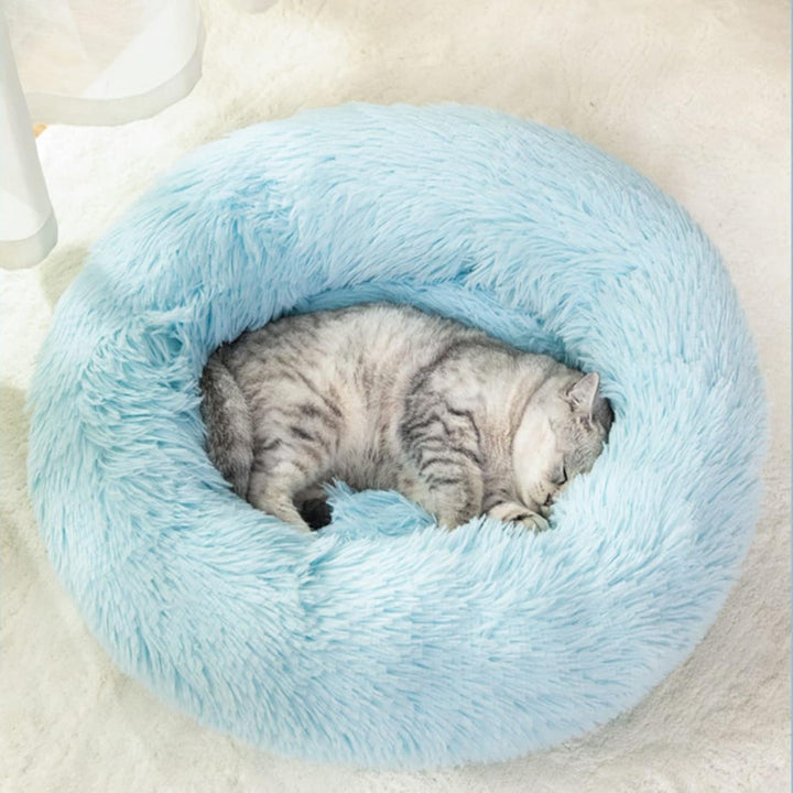 Nisrada Katzenbetten für Indoor-Katzen, 60cm Hundebett für kleine Melium grosse Hunde, waschbares, r