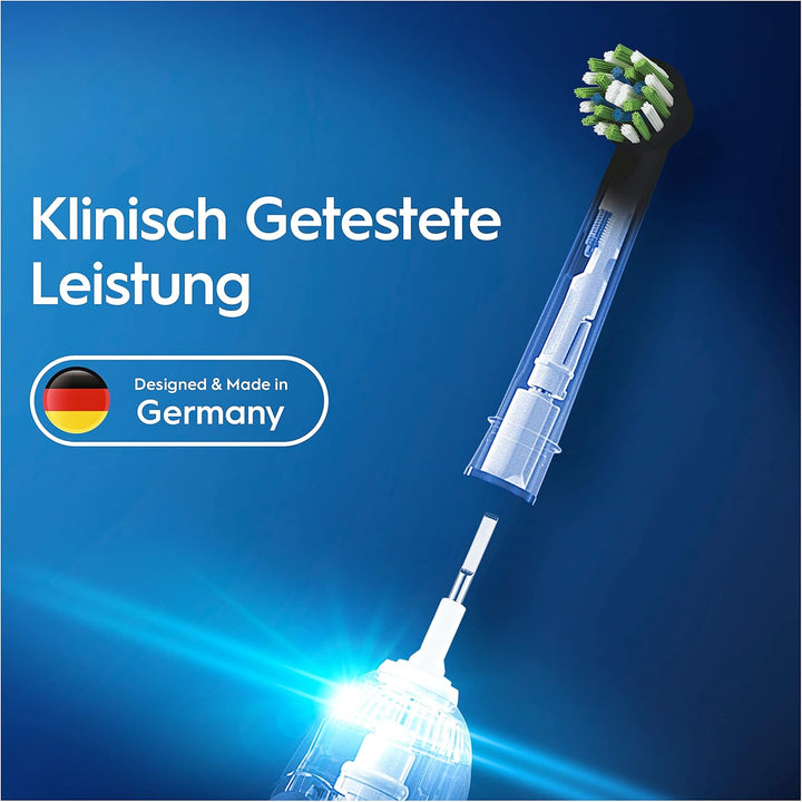 Oral-B CrossAction Aufsteckbürsten für elektrische Zahnbürste, 10 Stück, ganzheitliche Mundreinigung