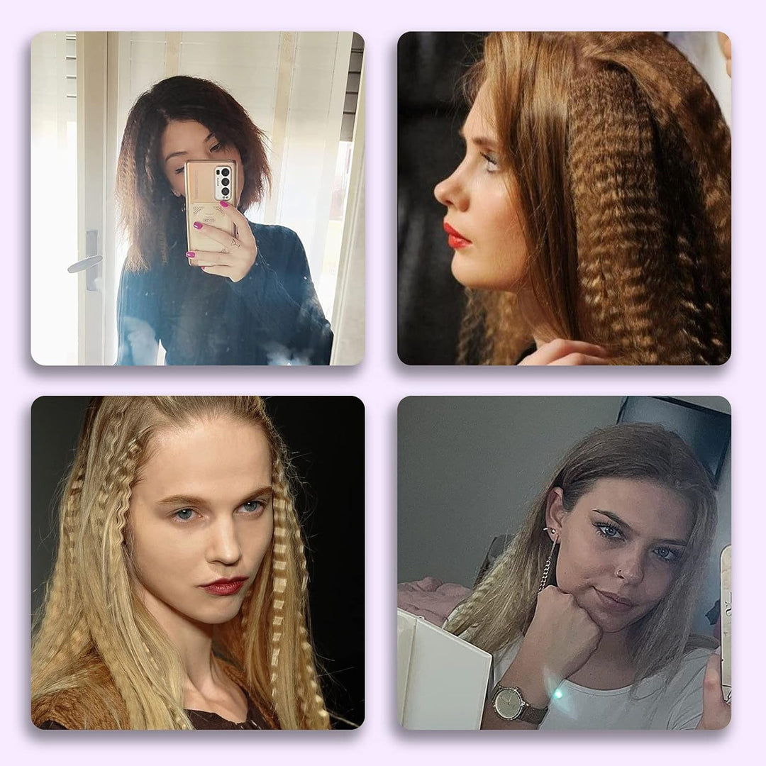 Kreppeisen für die Haare DSHOW Keramik Crimping iron for Hair Glätteisen Haarglätter Kreppeisen und