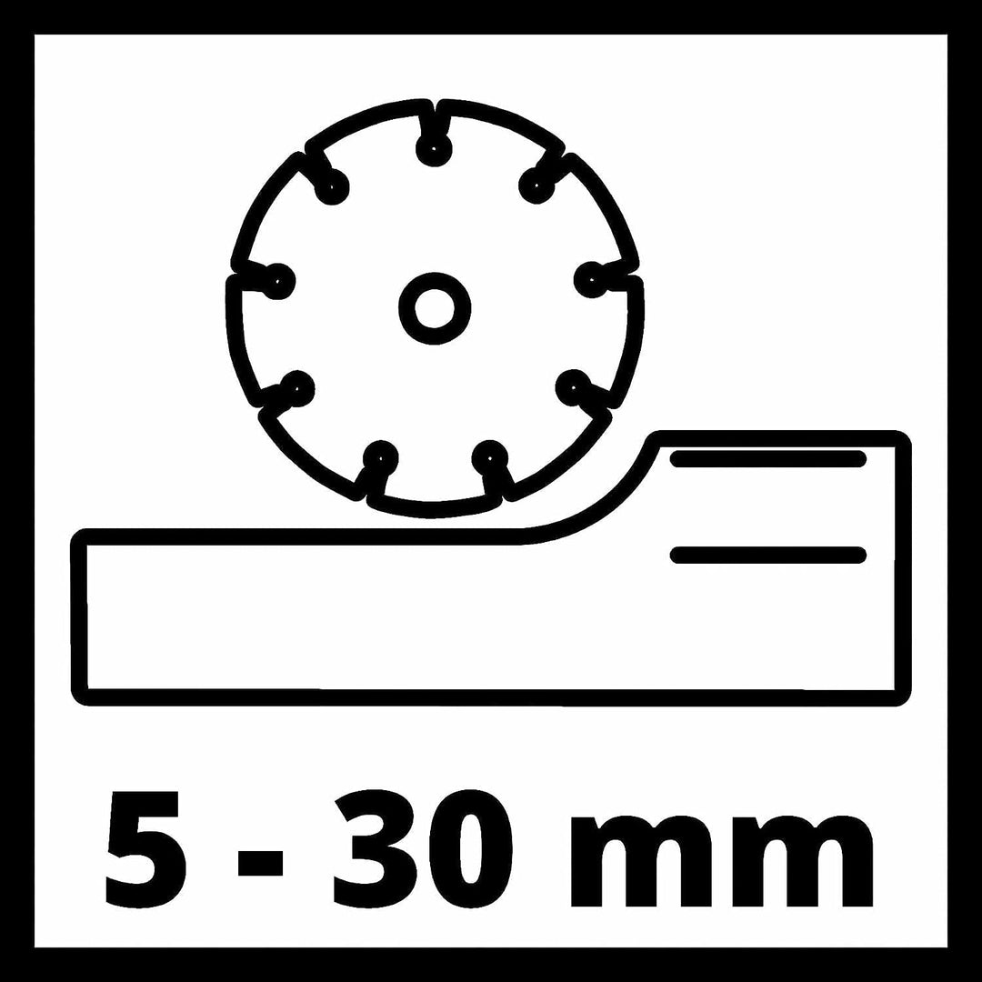 Einhell Mauernutfräse TE-MA 1500 (1.500 Watt, stufenlose Frästiefeneinstellung, flexible Schnittbrei