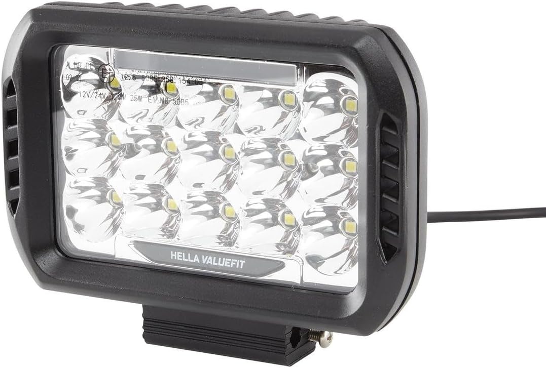 HELLA - LED-Fernscheinwerfer - Valuefit 450 - ECE-R112/ECE-R10/E9 16538/ECE-R7/E1 5085 - - 1FE 358 1