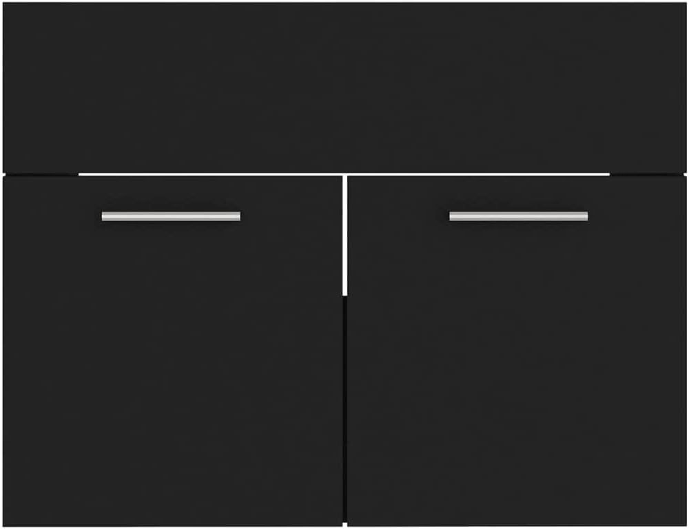 puraday Waschbeckenunterschrank mit Einbaubecken Holzwerkstoff Unterschrank Waschbecken Waschbecken