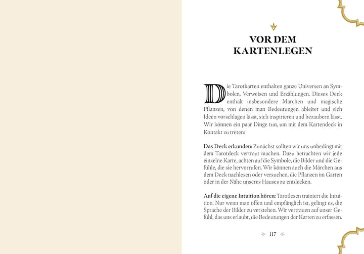 Magie des Märchenwaldes (VIVIDA): Tarotkarten, Märchen & Zauberpflanzen; Set mit Buch und 78 Karten,