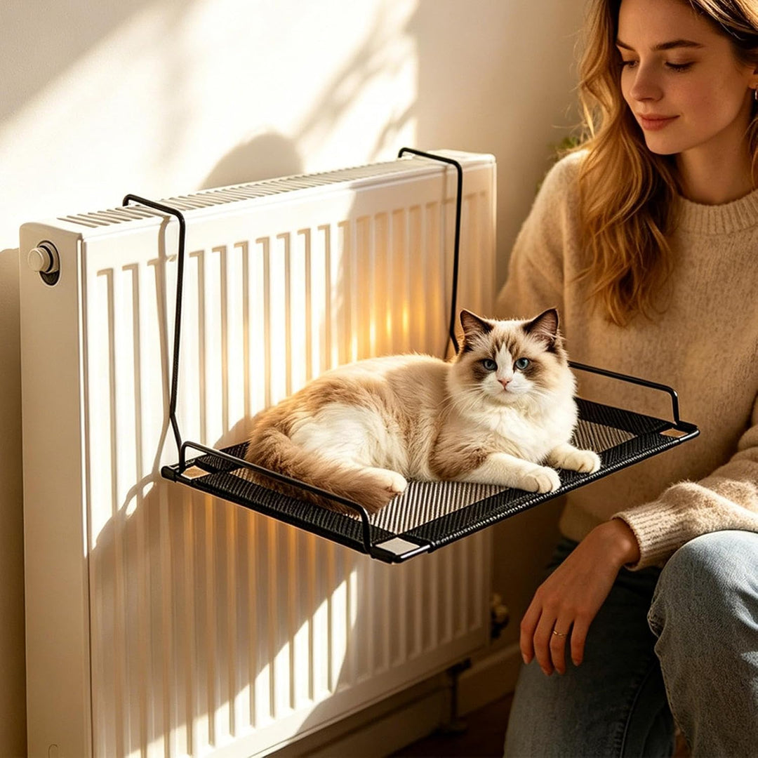 Katzen Hängematte Bett Atmungsaktive Mesh-Klappmatte | Indoor Sommer Katzen-Wandhängematte für Kätzc