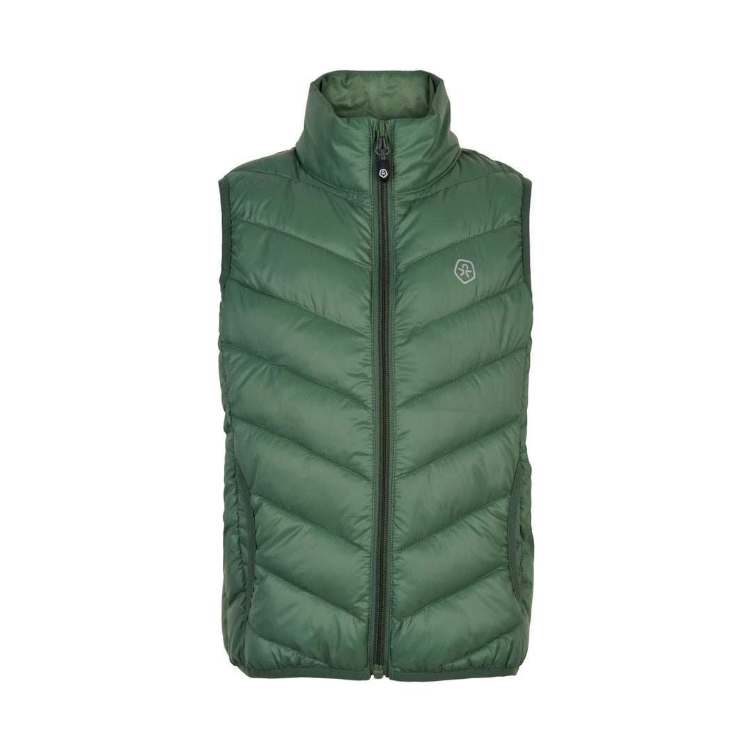 Color Kids Unisex Waistcoat Quilted, Packable Übergangsjacke 86 Dark Ivy, 86 Dark Ivy