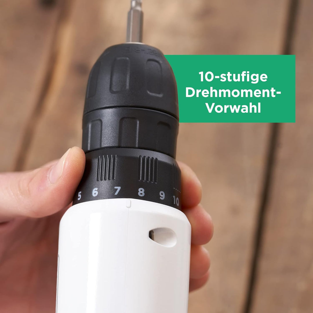 Black+Decker reviva 12V Akku-Bohrschrauber REVDD12ASTB (nachhaltiger Bohrschrauber aus 50% recycelte