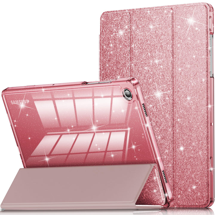 INFILAND Hülle für Samsung Galaxy Tab A11+/A9+11 Zoll (2023/2025),Glitzernde Schutzhülle mit funkeln