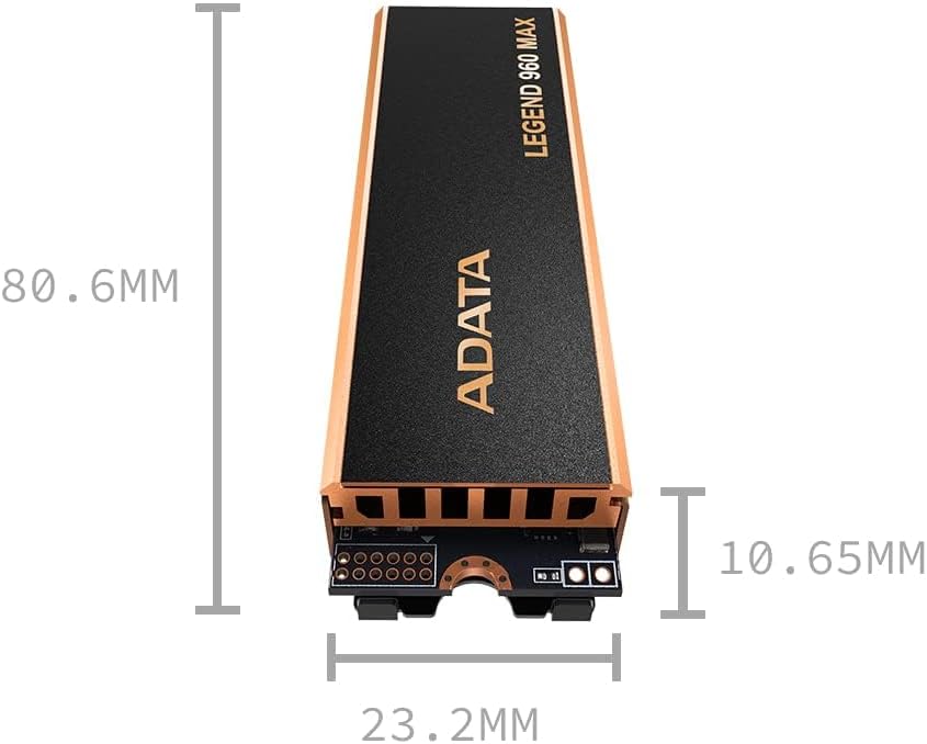ADATA SSD 1.0TB Legend 960 MAX M.2 PCI4 M.2 2280 1TB Max