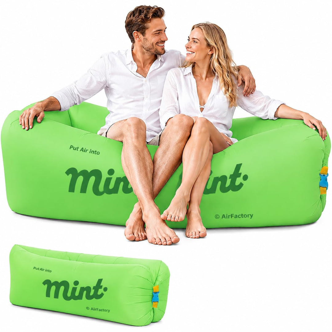 Aufblasbares Luftsofa, Tragbares Wasserdichtes Aufblasbare, Air Lounger, für Garten, Seeufer, Strand
