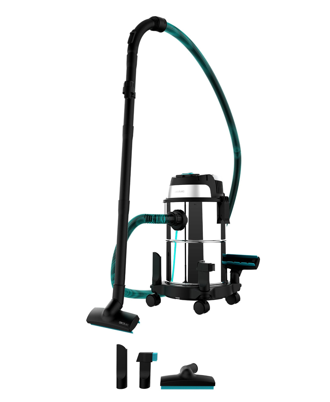 Cecotec Nass- und Trockensauger 16 L Conga Rockstar Wet &amp; Dry Steel. 1200 W, 20 kPa, Doppelte Funkti