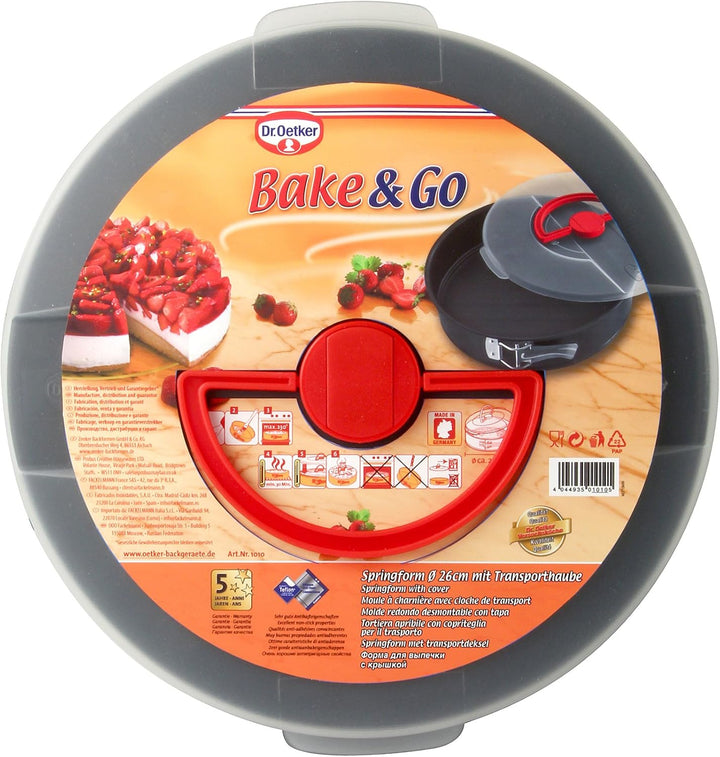 Dr. Oetker Backblech mit extra hohem Rand, aus hochwertigem Stahlblech mit Antihaft-Beschichtung, ec