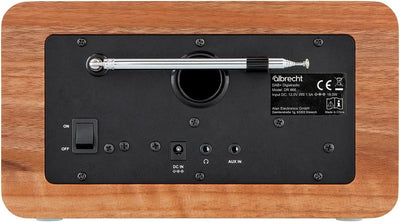 Albrecht DR 866 Seniroren und Blindenradio - mit Sprachausgabe und grossem Display, schwarz, 27866