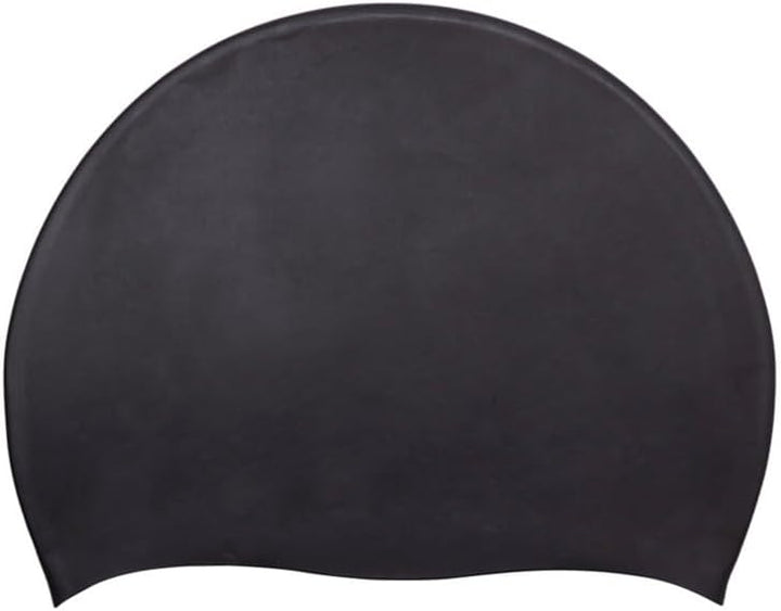 Speedo Unisex-Adult Swim Cap Silicone Elastomeric Speedo Schwarz, Speedo Schwarz