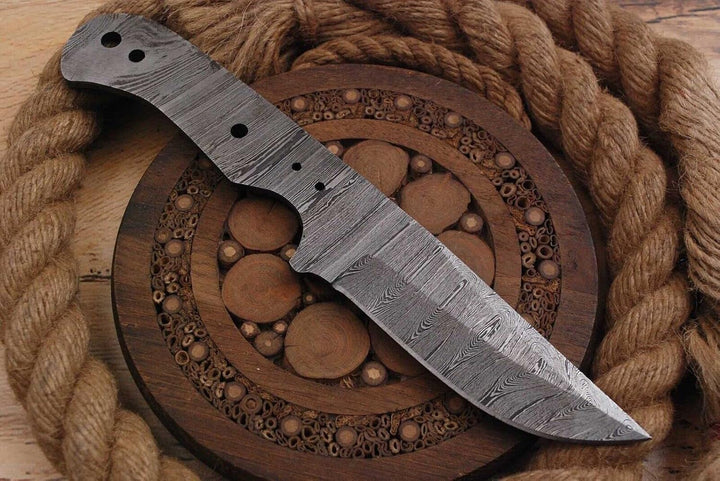 Damast Klinge Handgeschmiedete Damast Rohling Damascus blank blade 6076EA