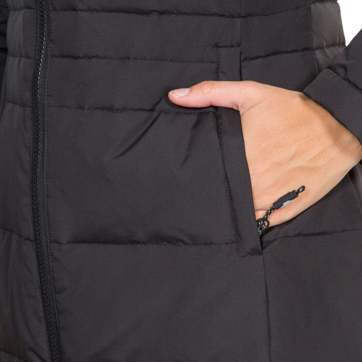 Trespass Damen Phyllis Daunenjacke, Schwarz