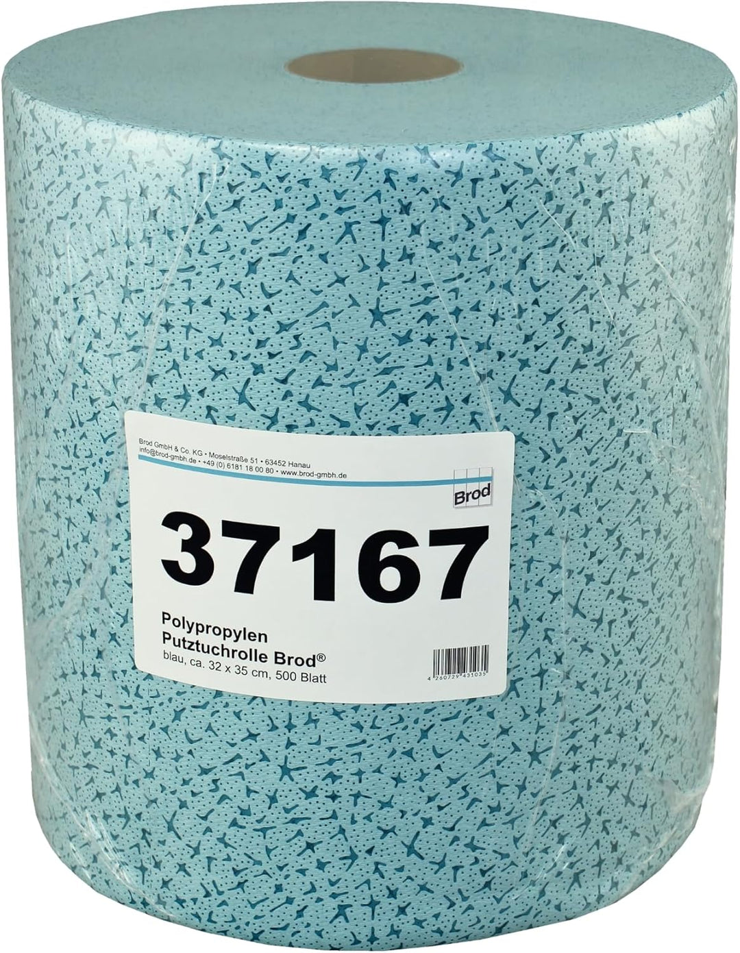 saugstarke Spezialwischtuchrolle mit 500 Abrissen | 32x36 cm | Polypropylen | perforiert | sehr nass