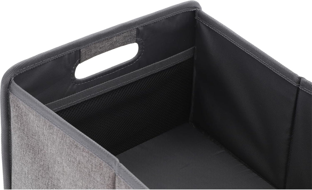 BERGER Faltbox Milo Midi Low | klappbare Aufbewahrungsbox | Organizer für Auto Haushalt Camping | fa