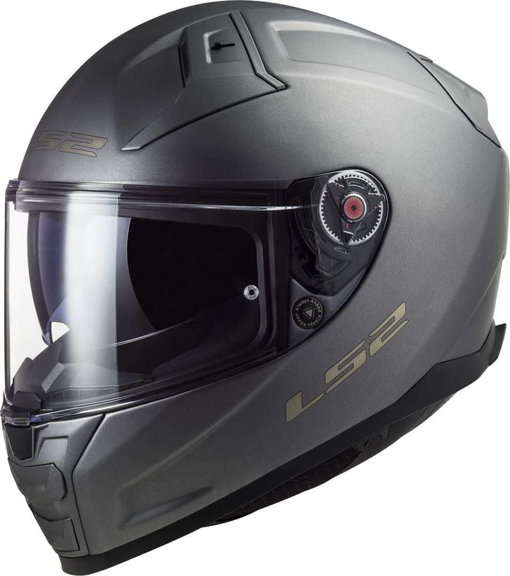 LS2, Integralhelme motorrad VECTOR II solid mat titanium, XXL XXL mat titanium, XXL mat titanium