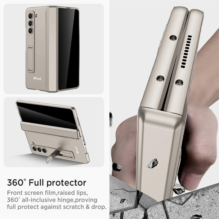 Miimall Kompatibel mit Samsung Galaxy Z Fold 6 Hülle mit Displayschutz Anti-Peeping+Magnetischer Sch