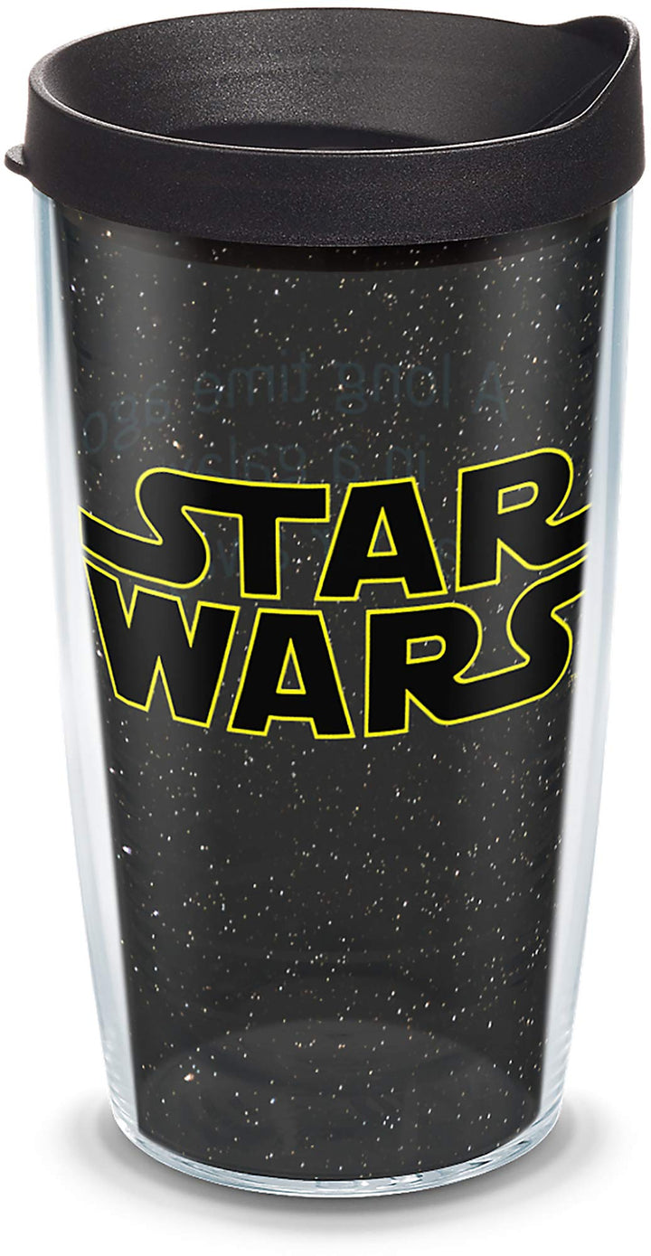 Tervis Doppelwandiger, isolierter Becher mit Star-Wars-Logo, hergestellt in den USA, hält Getränke k