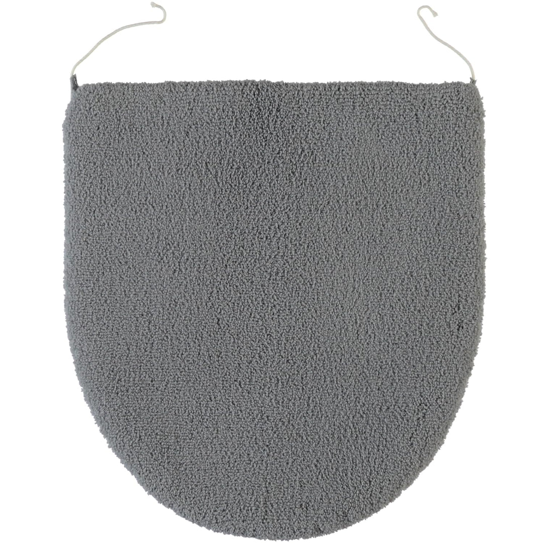 Rhomtuft Badteppiche Square Kiesel - 85 Deckelbezug 45x50 cm, Deckelbezug 45x50 cm