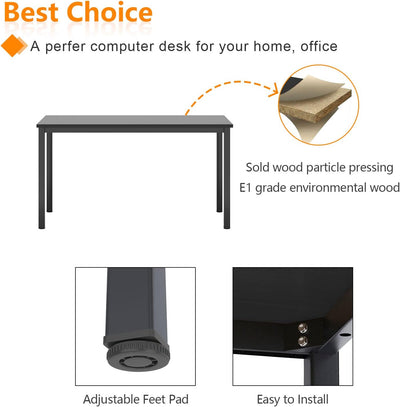 Need Computertisch Schreibtisch 100x60 cm PC Tisch Bürotisch Arbeitstisch Esstisch für Home Office,