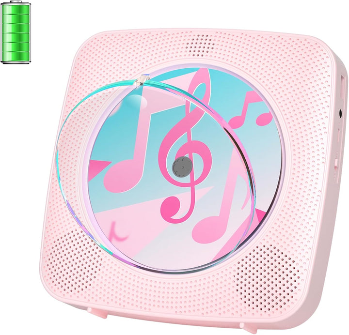 Radio mit CD Player Kinder: Kegaudio Tragbarer CD Players Tragbar mit Bluetooth Lautsprecher Frontan