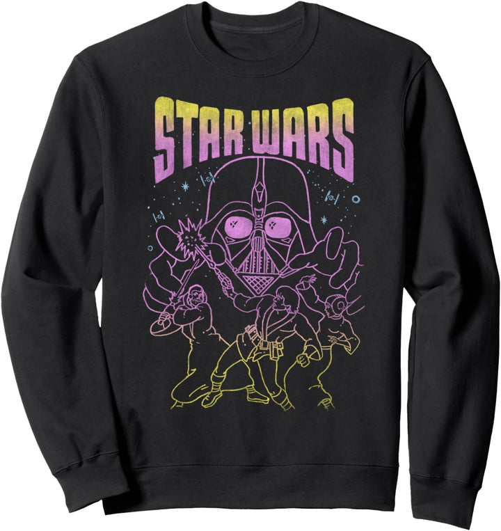 Star Wars Neon Vintage Poster Sweatshirt