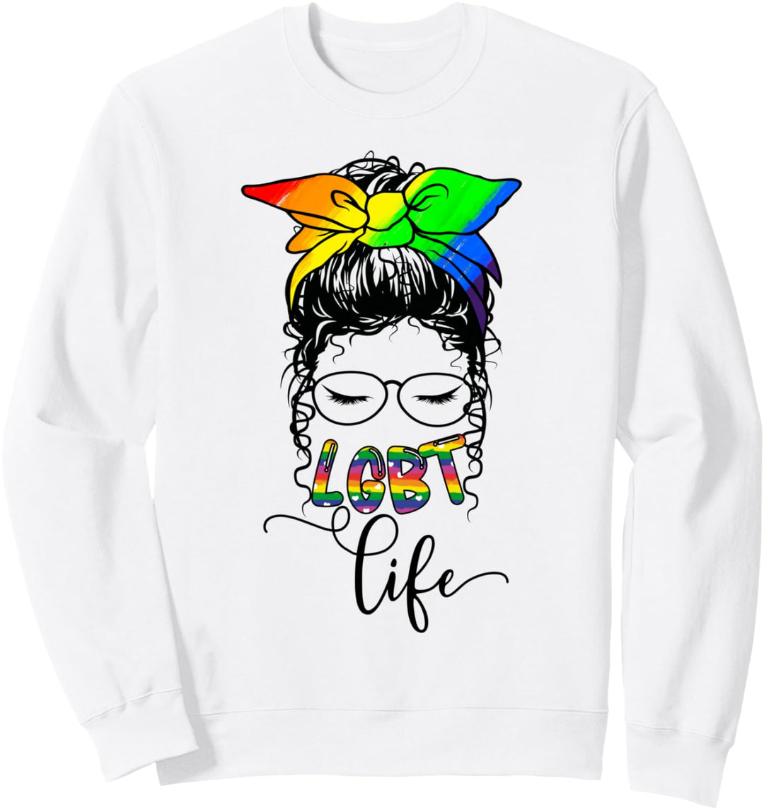 LGBT Life Regenbogen Lesbisch Pärchen Geschenk Gay Pride Sweatshirt