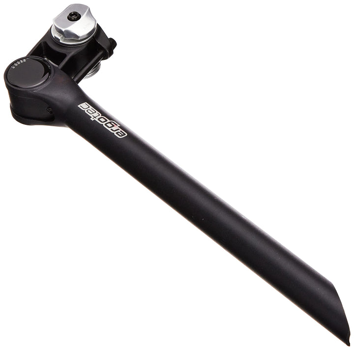 ergotec Futura Patentsattelstütze Alu (vertikal-verstellbar) Schwarz, Schwarz