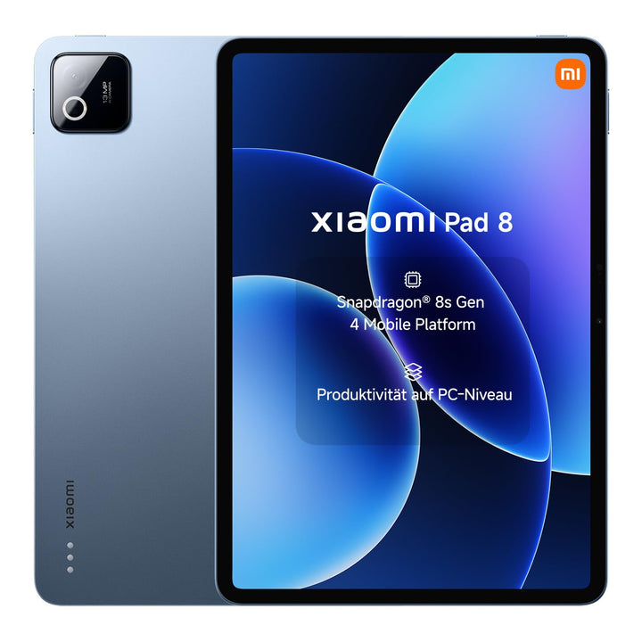 XIAOMI Pad 8 Tablet 11,2 Zoll, 8GB RAM + 128GB Speicher, Snapdragon® 8s Gen 4, 9200mAh Akku, 3.2K 14