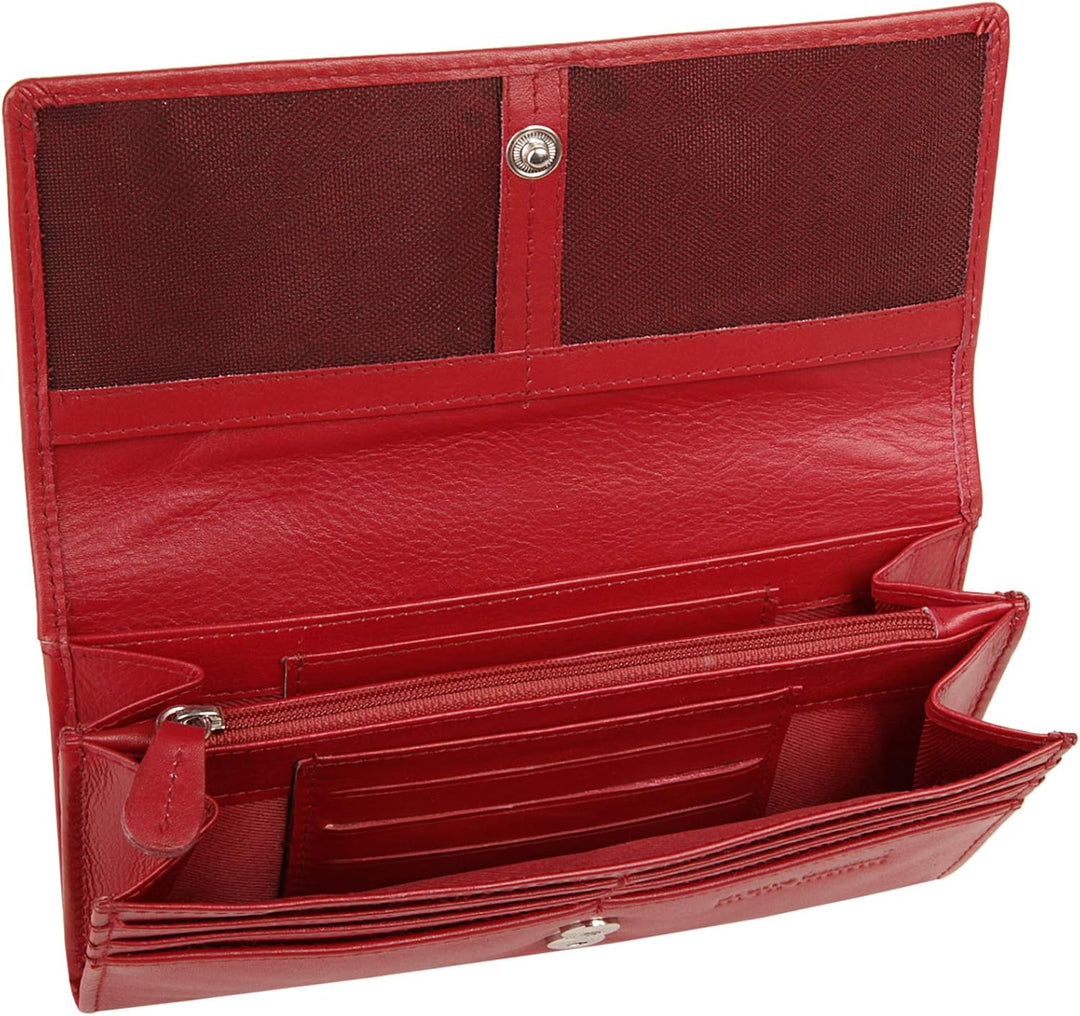 bruno banani Geldbörse Echt Leder rot Damen - 020576, Rot