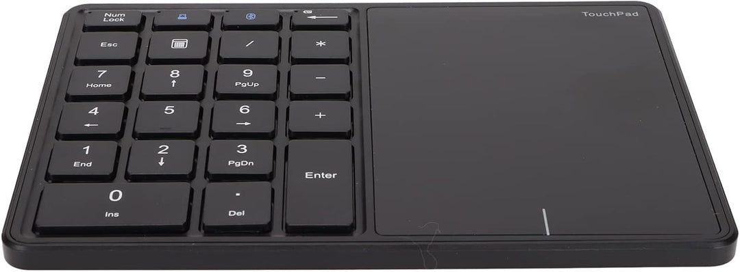 Haofy Numerisches Keypad 21 Tasten mit Touchpad, 500-mAh, Bluetooth & 2,4G, Plug-and-Play für, macOS