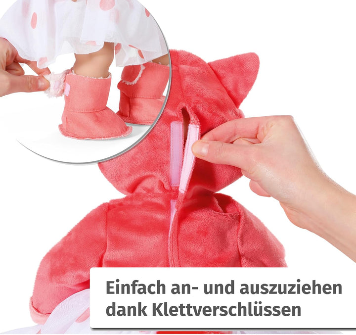 Baby Annabell, Puppenkleidung 43 cm, Deluxe Eichhörnchen Tutu 43cm, warmes Oberteil mit Tüllrock, 70