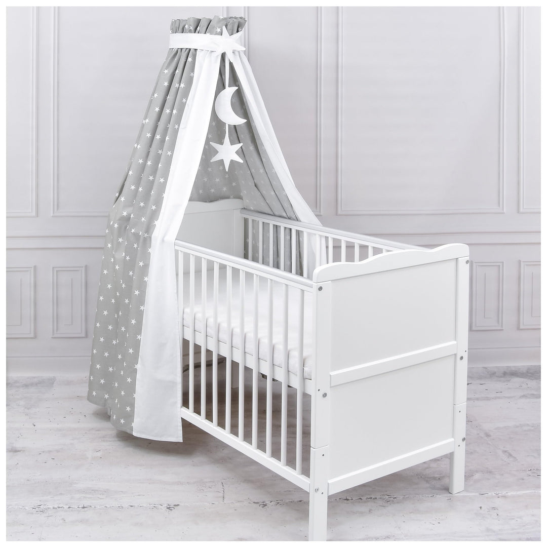 Generisch Baby Delux Babybett Himmel Betthimmel Baumwolle Baldachin für Babybett Kinderbett Wiege St